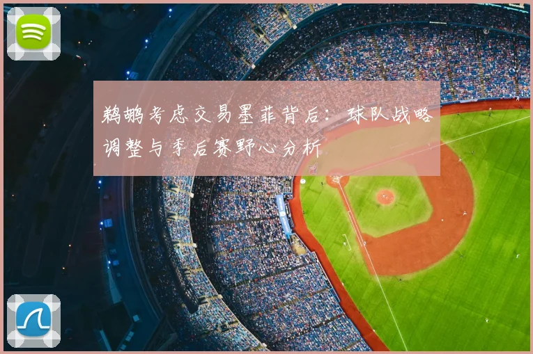 鹈鹕考虑交易墨菲背后：球队战略调整与季后赛野心分析