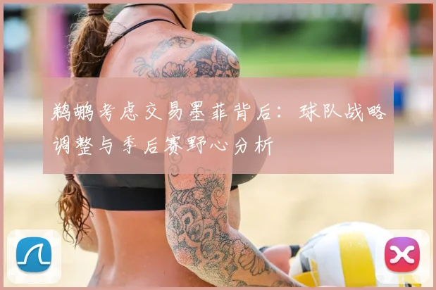 鹈鹕考虑交易墨菲背后：球队战略调整与季后赛野心分析